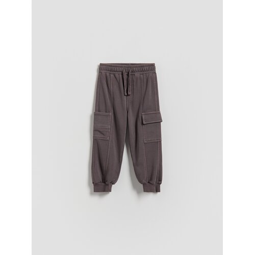 Reserved Jogger hlače s cargo džepovima - tamnoljubičasto Cene