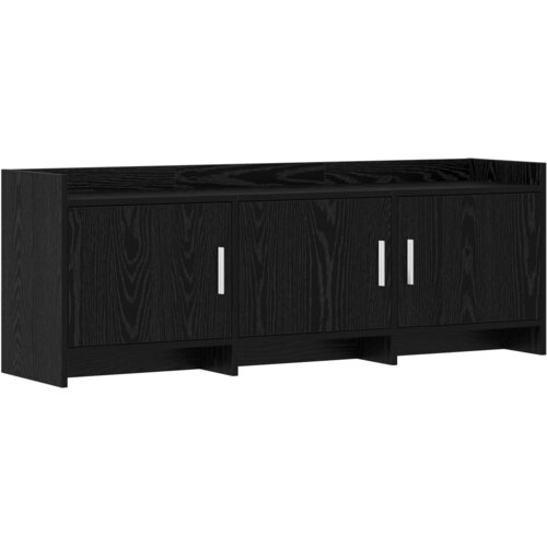 VidaXL TV omarica 130 x 33 x 47 cm Črni hrast Inženirski les, (5000247694) Slike