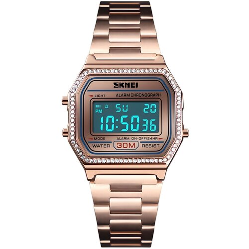Digitalni Sat SKMEI JU-23796 - Zlatna ružičasta KP23796 Cene