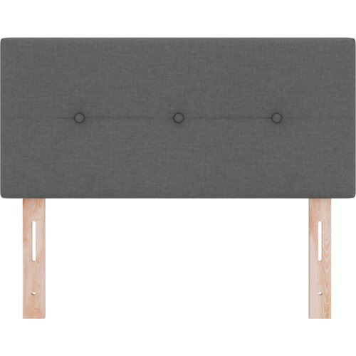 VidaXL led uzglavlje s botunima tamno sivo 80 cm tkanina Slike