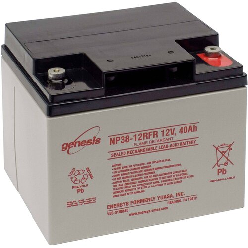 EnerSys Hawker Genesis NP38-12 svinčeni akumulator 12 V 38 Ah svinčevo-koprenast (&amp;Scaron; x V x G) 197 x 172 x 165 mm M6-vijačni priklop brez vzdrževanja\, vds certifikacija\, nizko samopraznjenje, (20438515) Slike