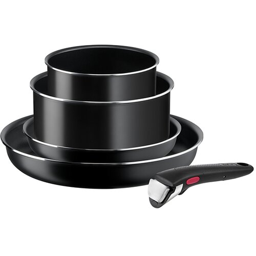 Tefal Aluminijski set posuđa 5 kom Ingenio Easy Cook & Clean Black - Cene