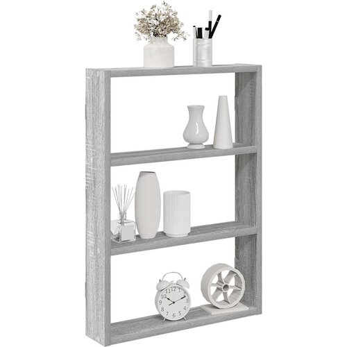 vidaXL Stenska polica siva sonoma 43x9x60 cm inž. les Cene