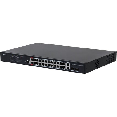 Dahua PFS4226-24GT-370 26-Port Managed Gigabit Switch with 24-Port PoE Slike