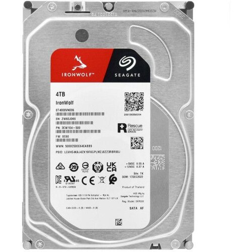 Seagate Hard disk FES-SATA 4TB IronWolf ST4000VN006 5400RPM 256MB Cene