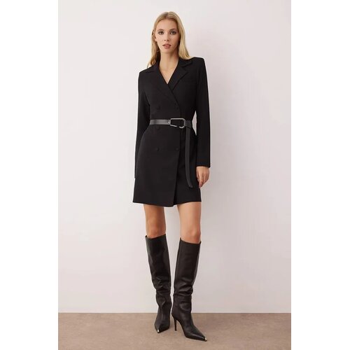 TRENDYOLMILLA Ženska haljina Twoaw26El00190, Crna Slike