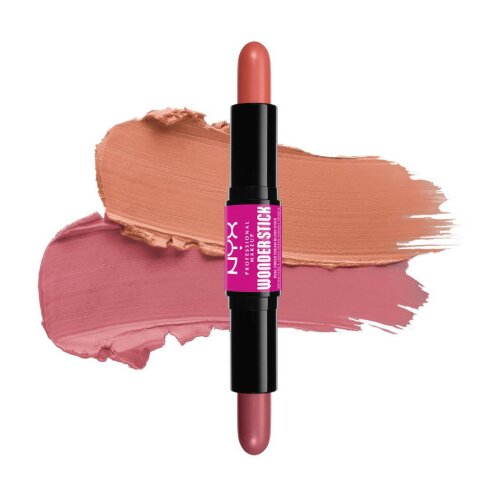 NYX Professional Makeup kremno rdečilo - Wonder Stick Blush - Honey Orange & Rose (WSB02) Cene