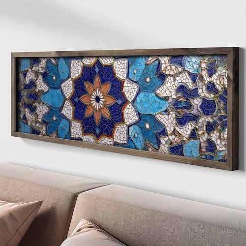 WALLXPERT LAC094-120 Multicolor Decorative Framed MDF Painting Cene