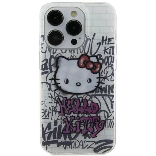 Hello Kitty OVITEK HARDCASE ZA IPHONE 13 14 15 6.1 S KITTY NA BRICKS GRAFFITI, (5000345361) Slike