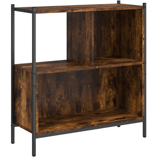 Maison Chic Knjižna omara - Knjižni regal dimljeni hrast 72x28x77,5 cm inženirski les, (21724822) Slike