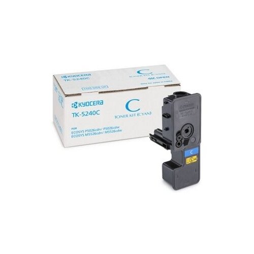 Kyocera TON toner TK-5240C cyan up to 3,000 pages according to ISO/IEC 19798 Slike