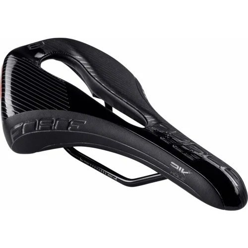 Force Rik Hole+ Sport Saddle Black Nerjavno jeklo Sedlo