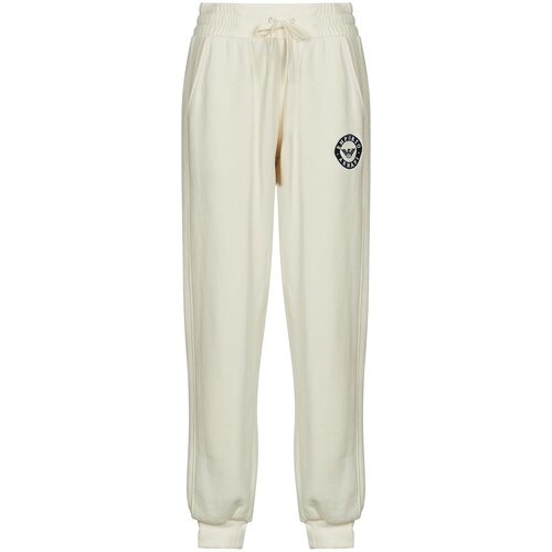 Emporio Armani Spodnji deli trenirke TROUSERS WITH CUFFS Bež Slike