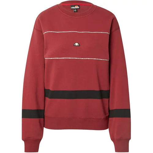 Ellesse Sweater majica 'Ida' burgund / crna / bijela