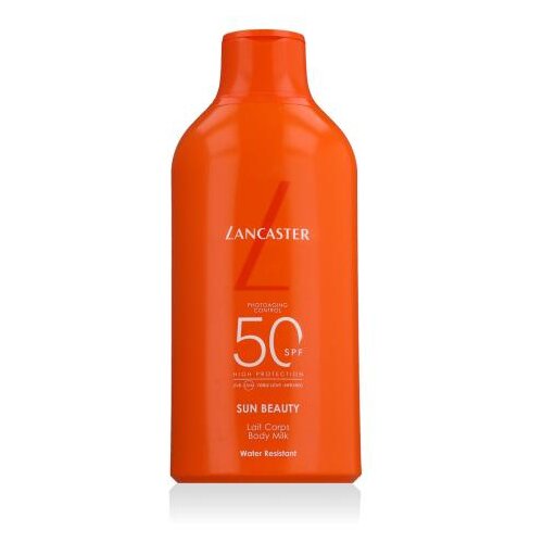 Lancaster Sun Beauty Body Milk SPF50 vodootporan proizvod za za&amp;scaron;titu od sunca za tijelo za sve vrste kože 400 ml Slike