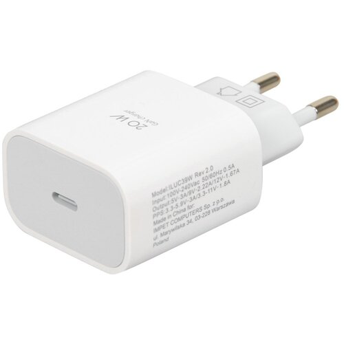 IBox Wall charger C-39 PD20W, white Slike