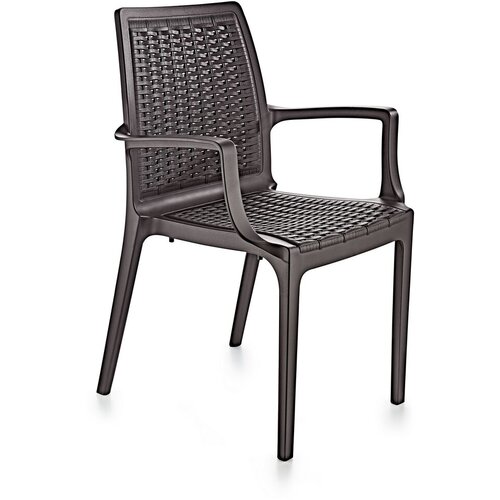 Hanah home Baštenska stolica Rattan, 57x85x53 cm, Braon Cene
