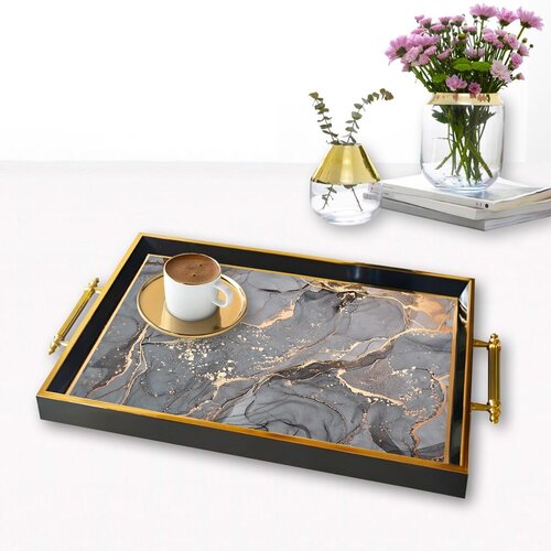 Aberto Design Poslužavnik TPA9874 50 x 29 x 3.5 cm, Šareni Cene