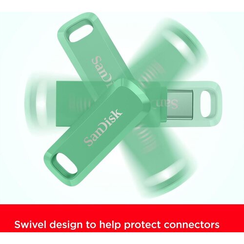 San Disk USB ključ Ultra Dual GO, 128 GB, zelen Cene