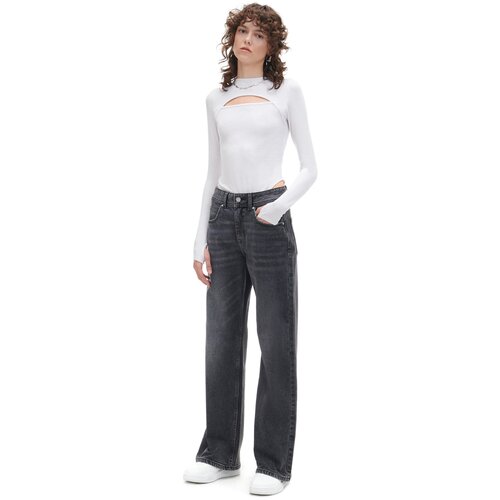Cropp ženske traperice baggy - Siva 9871Y-90J Slike