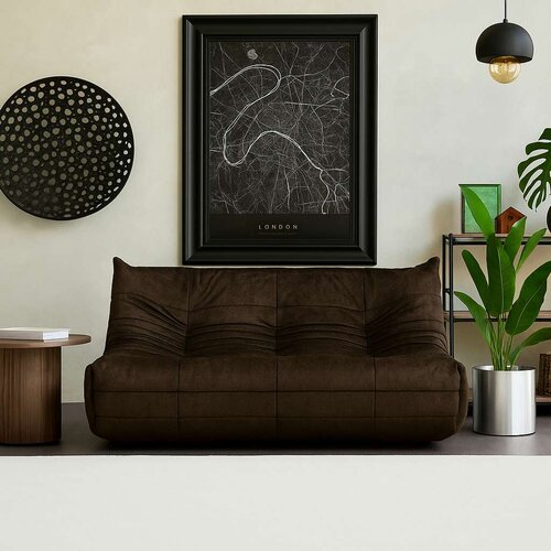 Atelier Del Sofa dvosed bocek, braon Slike