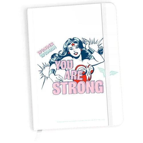 WONDER WOMAN Bilježnica A5 kvadratići, 96 listova, tvrde korice Slike