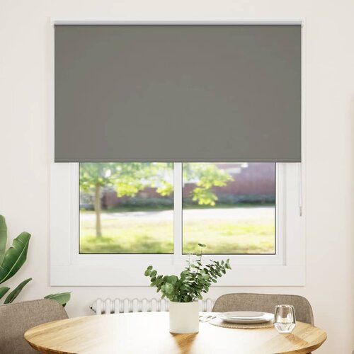 vidaXL Rolo zavjesa Blackout siva 135x150 cm Širina tkanine 131,6 cm Cijene