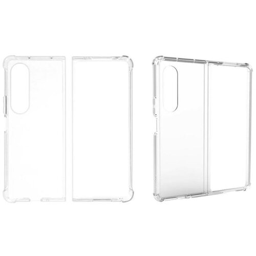 Chameleon Gumiran ovitek (TPU+PC) za Samsung Galaxy Z Fold 3, prozoren svetleč Cene