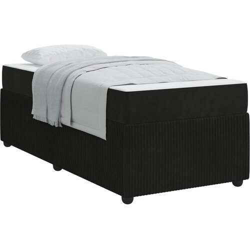  Krevetna konstrukcija Crna 90 x 190 cm tkanina Slike