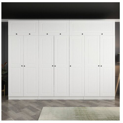 Hanah home Ormar Kale-5231, 315x255x52 cm, Bijela Cene
