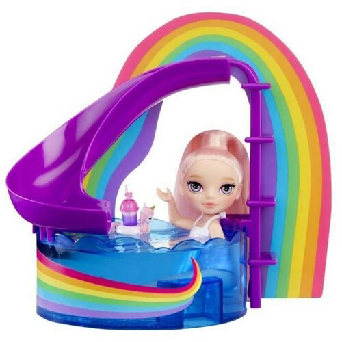  Rainbow High: Kompleks za zabavo ob bazenu z lutko Blush Parker Slike