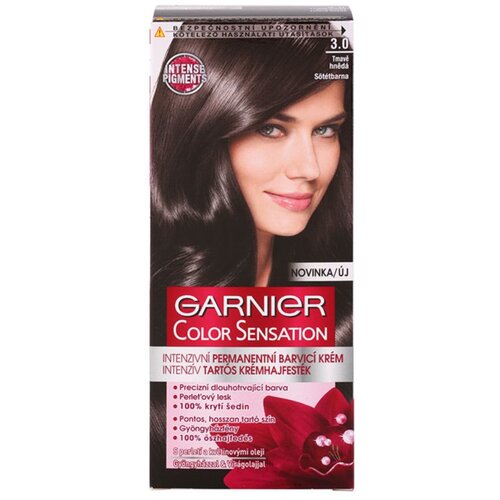 Garnier Color Sensation barva za lase odtenek 3.0 Prestige brown Cene