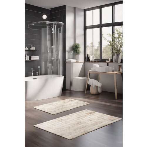  CT-5177 multicolor bathmat set (2 pieces) Cene