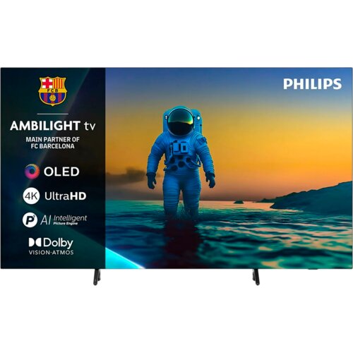 Philips 77OLED820/12 4K OLED GOOGLE TV, 3-side AMBILIGHT, 144 Hz, Procesor P5 AI Perfect, 194 cm (77&amp;quot;), Dolby Vision and Dolby Atmos Slike
