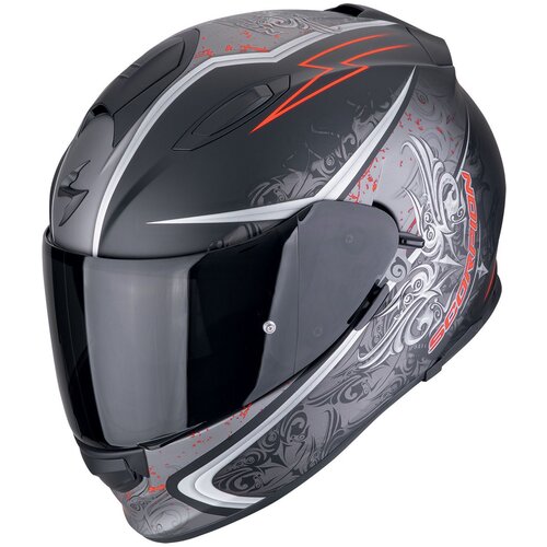 Scorpion Exo-491 run matt black red Cene