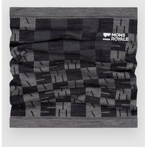 Mons Royale Ascender Merino Neck Warmer dried sage / black Cene