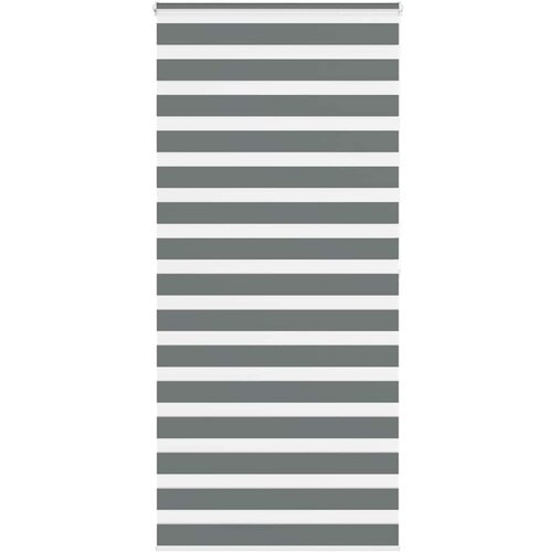 vidaXL Zebra senčilo temno sivo 115x200 cm tkanina širina 110,9 cm Cene