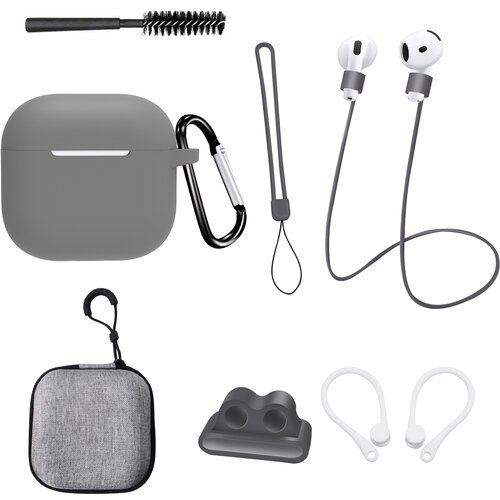 INF 8-delni komplet za AirPods 4. generacije v temno sivi barvi, (5000088634) Cene
