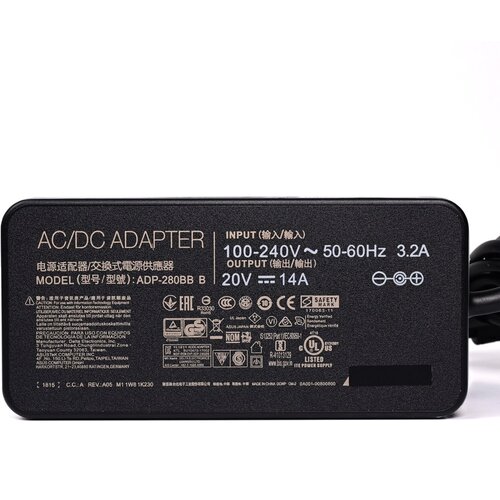  punjač za laptop asus 280W, 20V, 14A, crni Slike