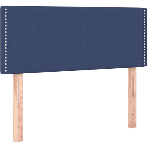 Maison Chic posteljno vzglavje - vzglavna omarica - nočna omarica modro 100x5x78/88 cm blago, (21705828) Slike
