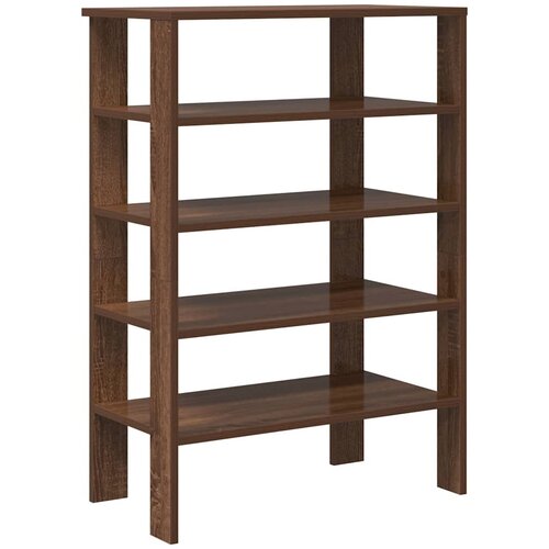Maison Chic Regal za čevlje - Polica za čevlje rjav hrast 61x32x87,5 cm inženirski les, (21777933) Cene