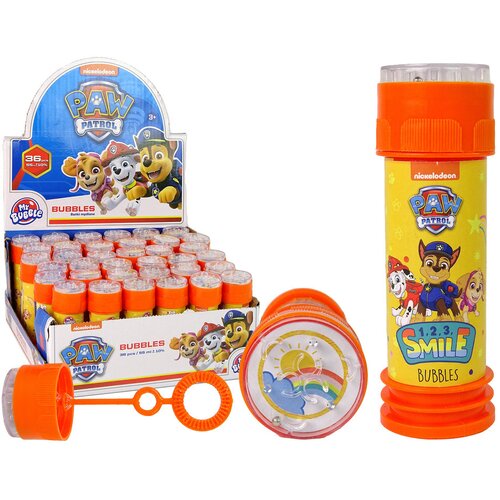  Bočica za izradu mjehurića od sapunice Paw Patrol 55ml - crvena Slike