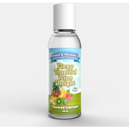 Vince & Michaels flavored lubricant fizzy tropical wine delight 50ml