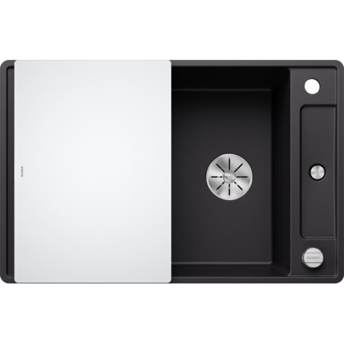 Blanco pomivalno korito AXIA III 45 SF InFino SILGRANIT desko steklo, z daljinskim upravljanjem. - ČRNA Cene