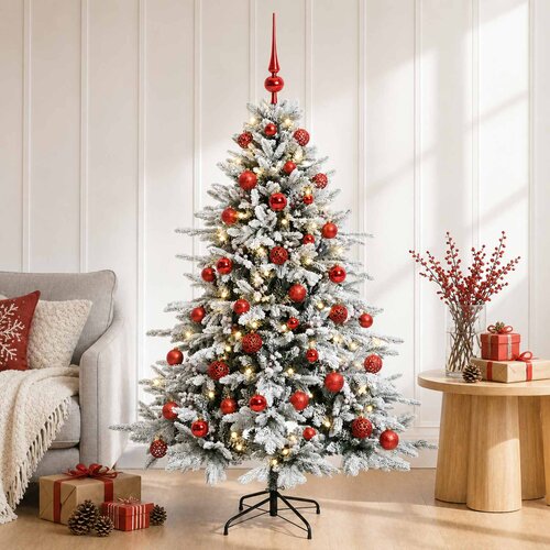  Umjetno božićno drvce s kuglicom 150 cm 150 LED lampica Cene