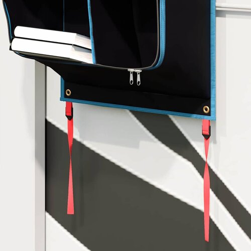  Vreća za spremanje s pohranom Crna i Plava 140 x 43 cm oxford Slike