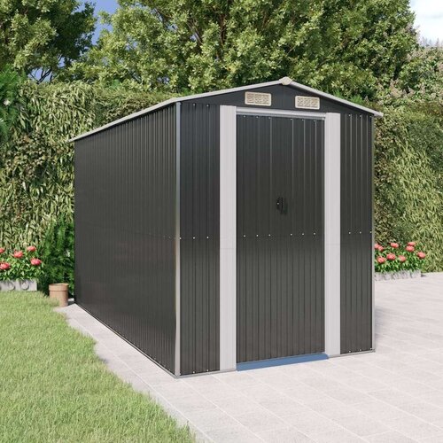 vidaXL Vrtna lopa antracitna 192x357x223 cm pocinkano jeklo Cene
