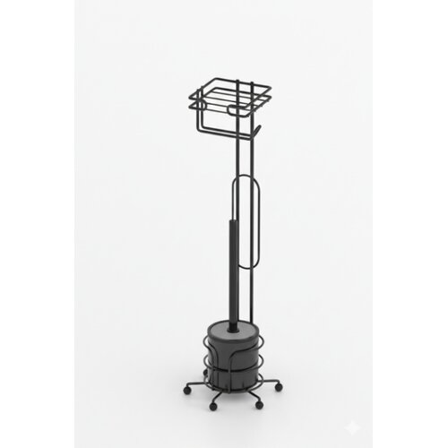  Tehnotel Drzac toalet papira sa wc cetkom MG096 blk ( 1319 ) Cene