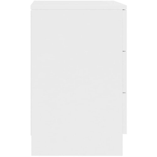VidaXL noćni ormarić bijeli 38 x 35 x 56 cm od iverice Slike