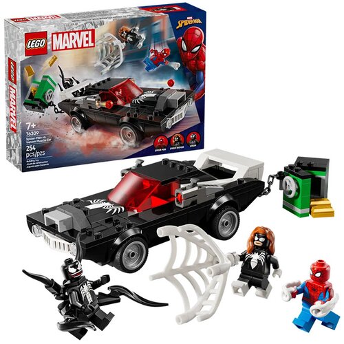 Lego Marvel: Spider-Man proti Venomovemu avtu z močnim motorjem Cene